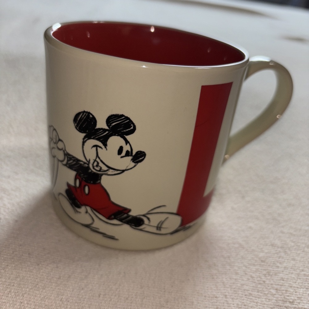 Official Disneyland Pares Mickey Mouse Letter L Mug‎ Disney